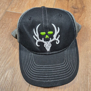 Deer Hunting Trucker Hat Green Mesh Back Snapback Arcadian Outdoors Adjustable